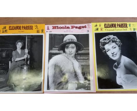 CINEMA, actresses, original portrait stills, inc. Lea Padovani, Nicola Paget, Eleanor Parker (two different), Gail Patrick, S