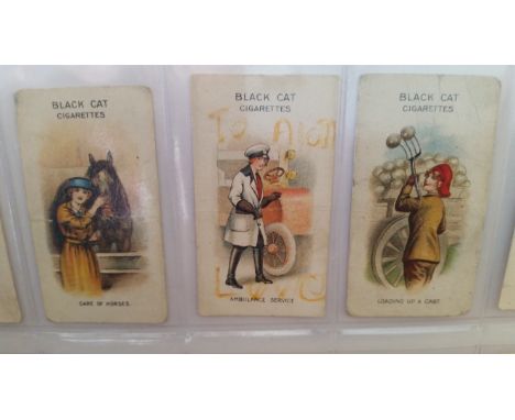 MIXED, selection, inc. complete (5), ERB (2), Mining, Past &amp; Present; Carreras Women on War Work (P-FR), Players Butterfl