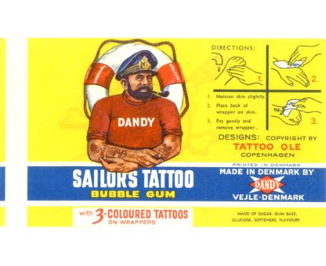 DANDY, Sailor Tatoos, light skin, VG to EX, 25