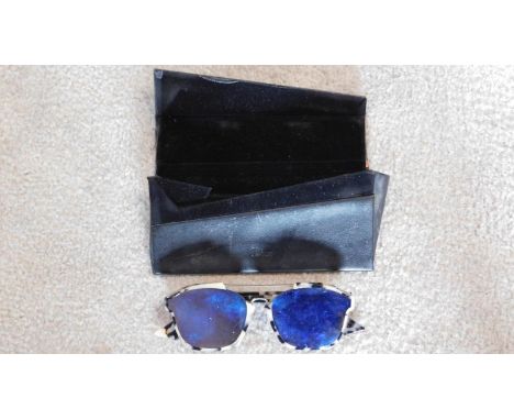 A pair of vintage cased Christian Dior sunglasses 