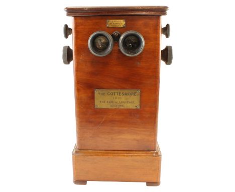 [ Hugh Lowther, Earl of Lonsdale / Lowther Castle / Fox Hunting ] A library model stereoscope and Verascope Richard glass ste