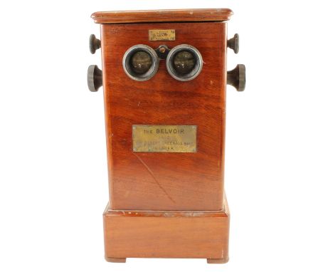 [ Hugh Lowther, Earl of Lonsdale / Lowther Castle / Fox Hunting ] A library model stereoscope and Verascope Richard glass ste