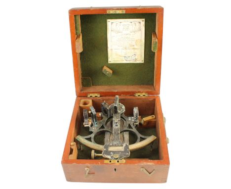A Hues "Three Ring" sextant, circa 1960s