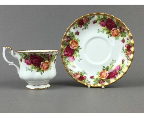ROYAL ALBERT 'OLD COUNTRY ROSES' PART TEA SERVICE