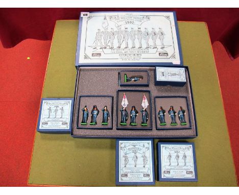 A Set of W. Britain Model Figures; The Queen's Colour Squadron, The Royal Air Force Regiment, Special Collectors Edition, 199
