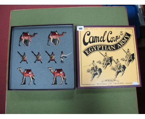 A Boxed W. Britain Metal Figures Set #8872, Camel Corps of The Egyptian Army. 