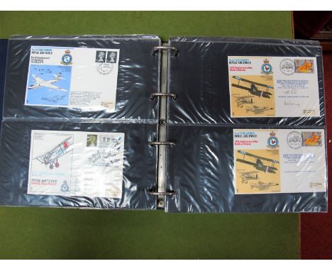 An Album of Over One Hundred and Sixty R.A.F. Series Flown Philatelic Covers, many signed and Limited Editions. Including Air