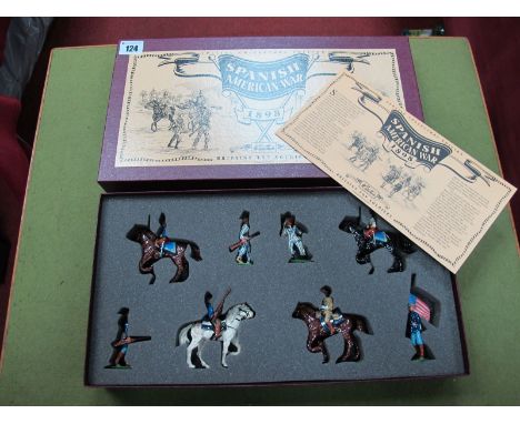 A Boxed W. Britain Metal Figures Set #8899, Spanish American War 1898, complete with special collectors edition literature. 