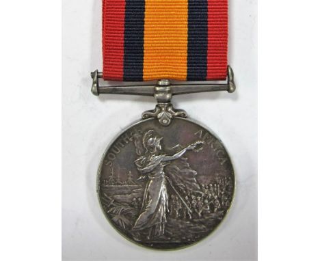 Victorian Queen's South Africa Medal, (no clasp) to: 4902 Private W.Laws Durham Light Infantry. 