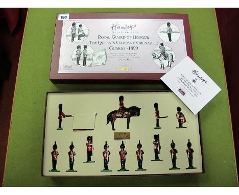 A Set of W. Britain Model Figures; No.0862 The Queen's Company Grenadier Guards-1899, as new boxed. 