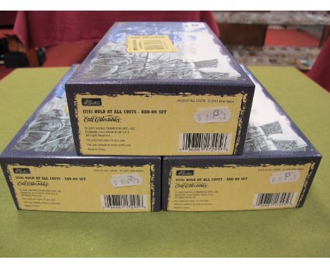 Three Sets of W. Britiain Model Figures; 17295 Hold at All Costs, add-on set, as new boxed. (3) 