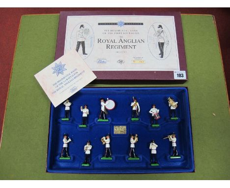 A Set of W. Britain Model Figures, No.2267 of 5000 The Royal Anglian Regiment. As new. Boxed. 