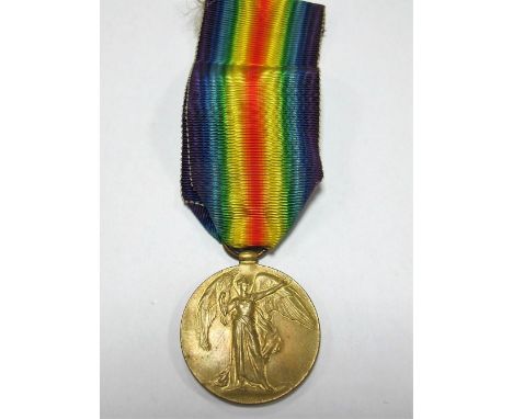 A WWI Victory Medal, to 62969 PTE H.Clarke, Kings Own Yorkshire Light Infantry. 