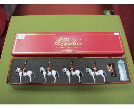 A Set of W. Britain Model Figures #00075 Scots Greys, as new. Boxed