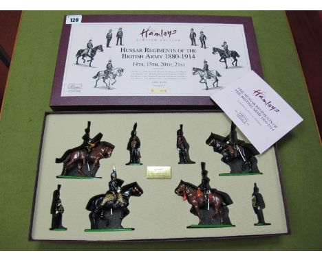 A Set of W. Britain Model Figures; Hamley's Limited Edition No.172 of 1000 Hussar Regiments of The British Army 1880-1914, 14