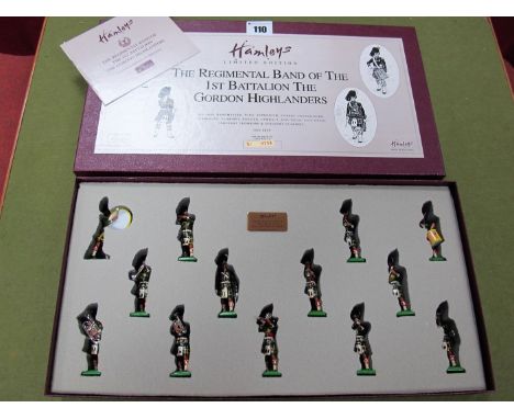A Set of W. Britain Model Figures; No.0754 The Regiment Band of The 1st Battalion The Gordon Highlanders. As new. Boxed. 
