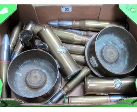 A Quantity of Used Ordnance, sometimes decorated.