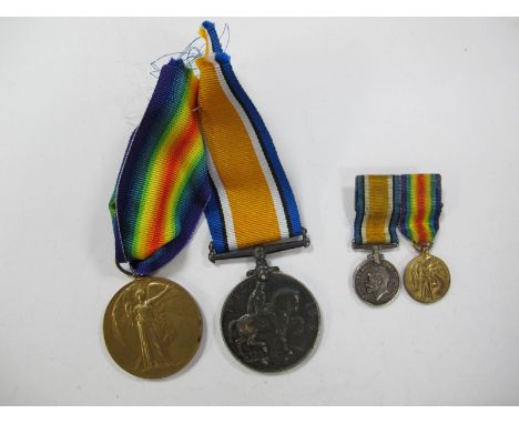 George V WWI Pair, consisting of War and Victory medals to 13254 Private T. Sheard Yorkshire Light Infantry complete with min