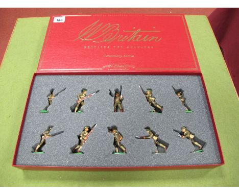 A Set of W. Britian Model Figures; No.00261 City Imperial Volunteers. As new. Boxed. 