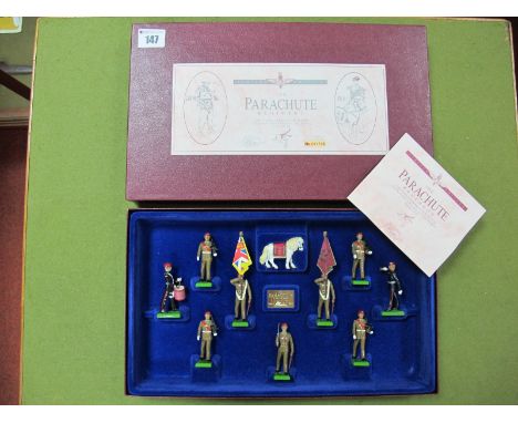 A Set of W. Britain Model Figures; No. 001706 of 6000 The Parachute Regiment, The 1990 Celebration of The 50th Anniversary of