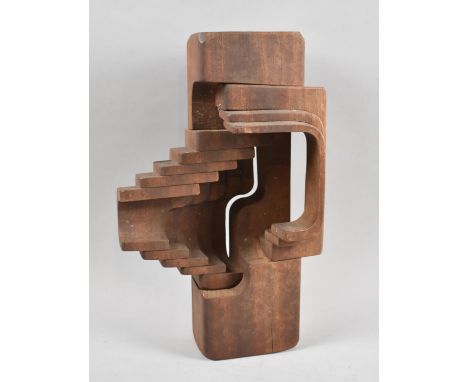 A Norwegian Abstract Modern Art Sculpture, 35cm high 