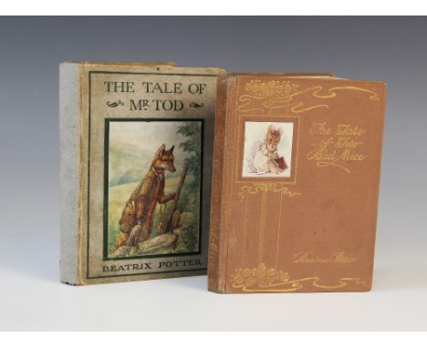 Potter (B), THE TALE OF TWO BAD MICE, first deluxe edition, pink cloth boards, gilt titles and decoration, applied cover illu