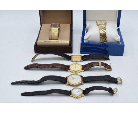 Boxed Rotary wristwatch with a boxed Seiko wristwatch together with similar fashion watches (Qty).  