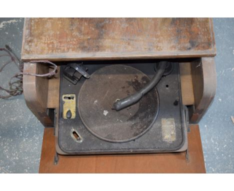 Vintage Plus-A-Gram travelling record player model T 3S Auto.  Sold as seen.