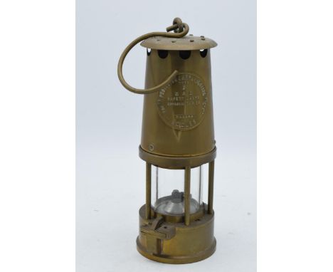 An Eccles Protector Lamp Type 6 Minors Lamp. Good quality English made reproduction.  In good original condition. No damage o