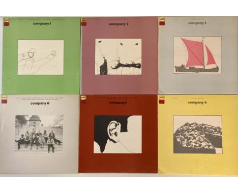 COMPANY - INCUS RECORDS LPs '1 TO 7'. Outstanding to see complete catalogue of the first 7 x LP releases from the prolific co