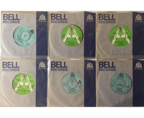 BELL - 7" COLLECTION. Fantastic collection of 21 x choice 7" on Bell loaded with demos. Artists/titles/cat. numbers are Griff