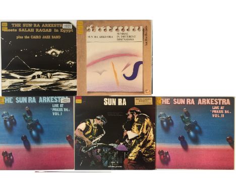 SUN RA - LPs. A final pack of 5 x LPs from the magical Sun Ra, this bundle including a rather tasty release featuring Salah R