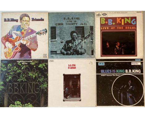 B B KING ALBUMS &amp; COMPS - LPs. Amazing bundle of 13 x LPs. Titles include Live at The Regal (CLP 1870), Don't Answer The 