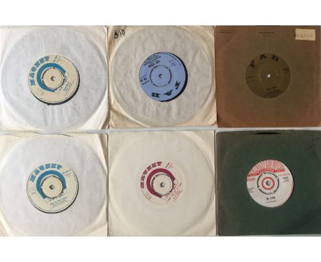 REGGAE - 7". Cool pack of 6 x 7" Rocksteady winners! Titles are Willie Francis - Quick March (Magnet MA 038, four prong - VG+