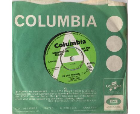 TOMMY TATE - BIG BLUE DIAMONDS 7" (ORIGINAL UK DEMO - COLUMBIA DB 8046). Wicked condition original UK 7" demo of the 1966 rel