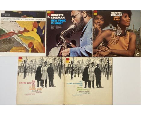 ORNETTE COLEMAN - BLUE NOTE LPs (INCLUDING ONE SIGNED). The start of a fantastic run of Blue Notes, here's 5 from Ornette. Ti