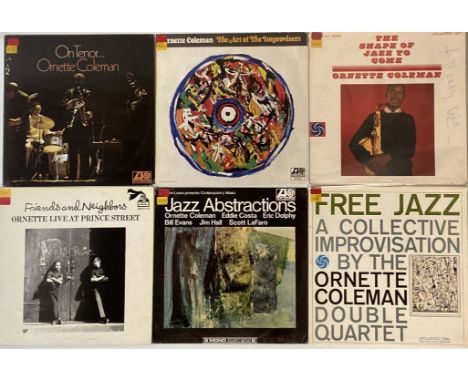 ORNETTE COLEMAN - LPs. 25 x LPs from 'The Prophet Of Freedom'. Titles include The Shape Of Jazz To Come (original US mono sle