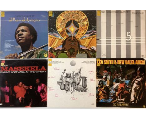 FREE/AVANT/IMPROVISATION JAZZ - LPs. More exciting LPs with 14 included. Artists/titles are Carlos Garnett (x2) - Cosmos Nucl