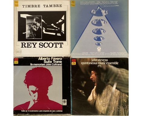 FREE JAZZ/AVANT LP RARITIES. A final pack of 4 x extremely scarce LPs. Titles are Rey Scott - Timbre Tambre (Planetary Lights