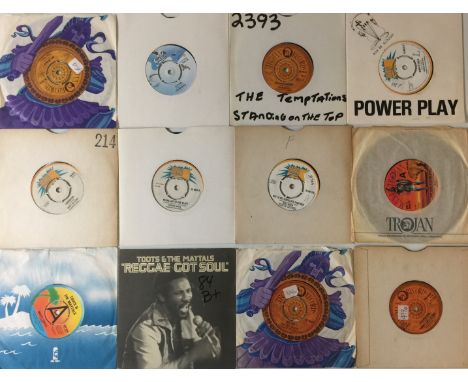 (MAINLY) 70s REGGAE - UK 7". Super dope collection of 72x killer 7", mainly from the 70s and venturing into the early 80s. Ar