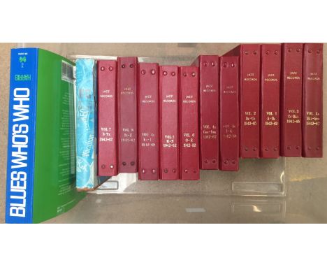 BARRY MCRAE JAZZ BOOKS/CATALOGUES ARCHIVE. Fab collection of about 35 x books/catalogues essential for those interested in ca