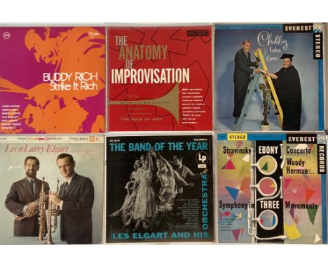 SWING BIG BANDS &amp; ORCHESTRAS - US RELEASES - LPs. Amazing collection of about 90 x LPs. Artists/titles include Chubby Jac