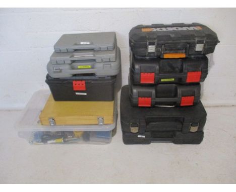 A selection of tools including a Black and Decker sander, a Parkside electric scraper, a selection of plumbing tools, a cordl