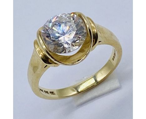 A 14ct gold dress ring, weight 3.5g