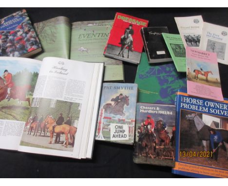 56 One box: Horse racing interest, mainly large format, 22 titles including HONG KONG RACING CLUB SPECIALS 2004 + ANTHONY LAW