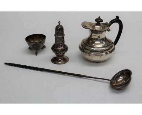 Thomas Daniel, a George III silver sugar castor of baluster form, with floral chasing around a vacant cartouche on gadrooned 