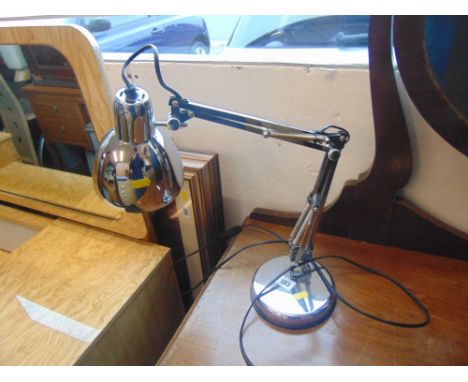A Chrome Angle Poise lamp