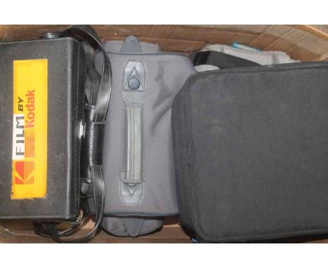 LOT OF VINTAGE CAMERAS IN CASES
together with flashes and accessories 