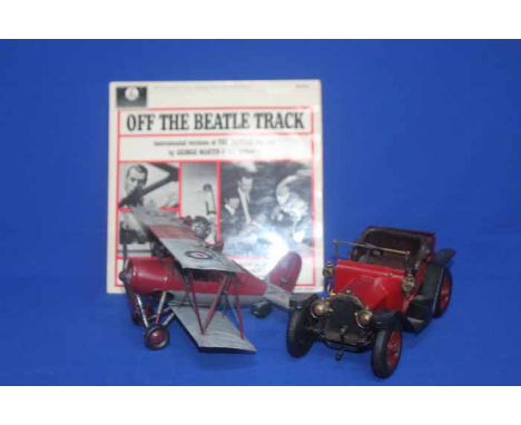 LOT OF MIXED COLLECTABLES 
including a beatles record, vintage film reels and slides etc 