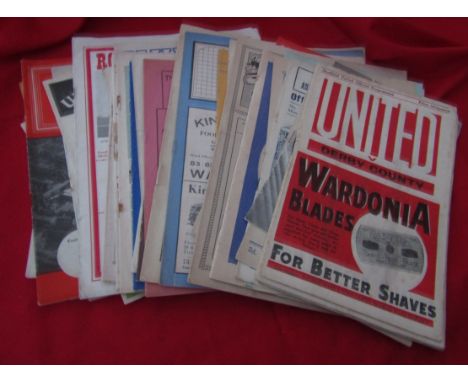 A collection of 50 League and a few FA Cup programmes from 1946/47 to 1956/57 - 1946/47 (3), 1947/48 (6) to include Bradford 
